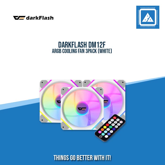 DARKFLASH DM12F ARGB COOLING FAN 3PACK DARKFLASH DM12F ARGB COOLING FAN 3PACK